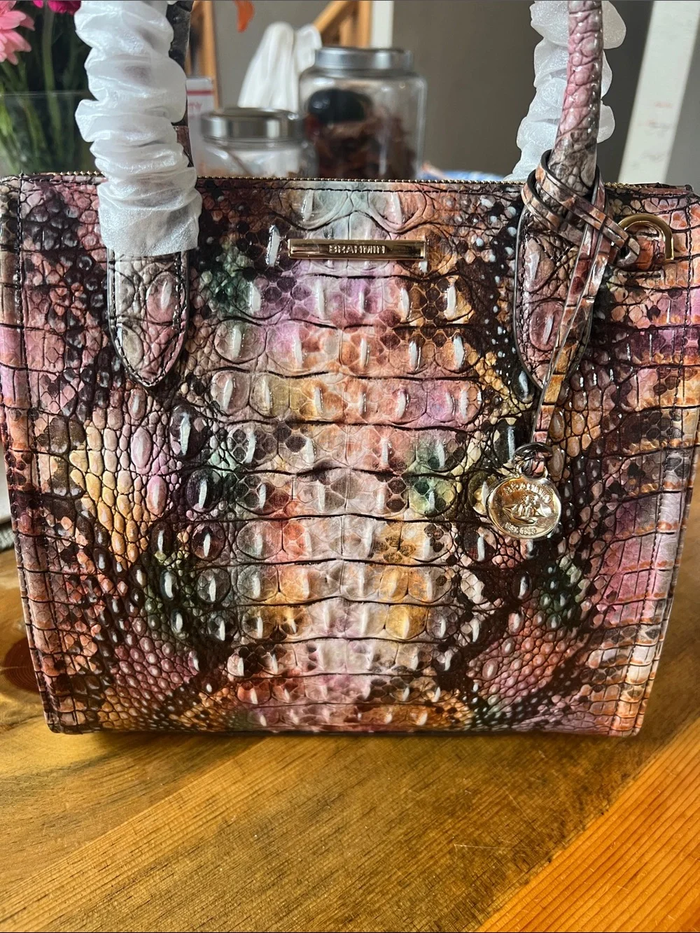 Brahmin Caroline Small Rattlesnake Melbourne nwt
